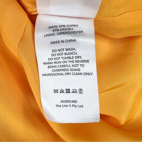 ACLER Martin Dress Pumpkin Orange Wrap Asymmetric size 8 NWT - Picture 11 of 12